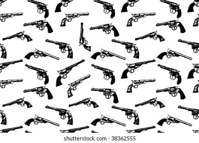 Seamless wallpaper "Old West Guns"