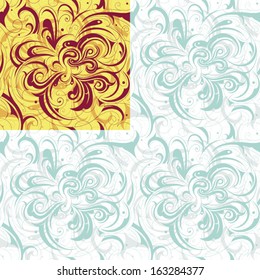 Seamless wallpaper ornament