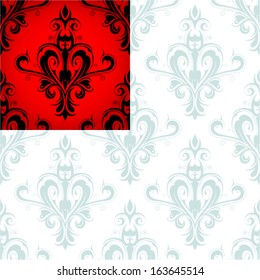 Seamless wallpaper ornament