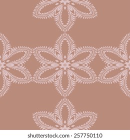 Seamless wallpaper with ornament. Abstract background