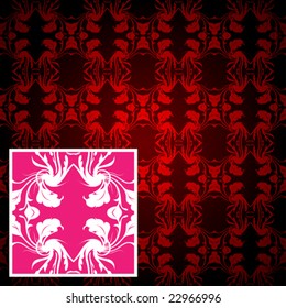 Seamless wallpaper pattern