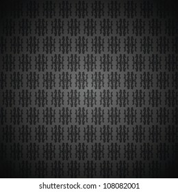 Seamless wallpaper pattern, black