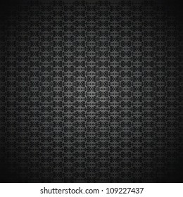 Seamless wallpaper pattern, black
