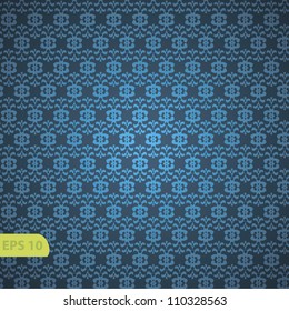 Seamless wallpaper pattern, black