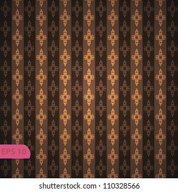 Seamless wallpaper pattern, black