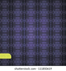 Seamless wallpaper pattern, black