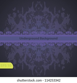 Seamless wallpaper pattern, black