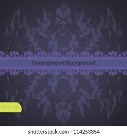 Seamless wallpaper pattern, black