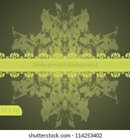 Seamless wallpaper pattern, black