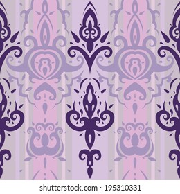 Seamless wallpaper pattern. Elegant Hand Drawn vector pattern.