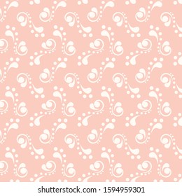 Seamless wallpaper pattern. fabric texture, background floral vector