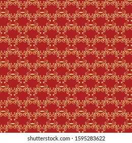 Seamless wallpaper pattern. fabric texture, background floral vector