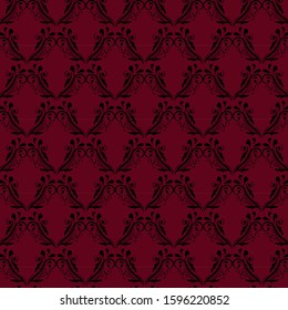 Seamless wallpaper pattern. fabric texture, background floral vector