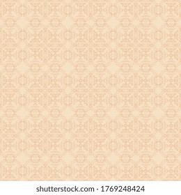 Seamless wallpaper pattern. Floral ornament on background. Vector design for your project