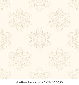 Seamless wallpaper pattern. Floral ornament on background. Vector pattern for your design