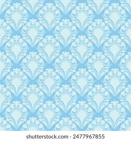 Patrón de Fondo de pantalla sin costuras. Ornamento floral en el fondo. Patrón de Vector para su diseño. patrón de Fondo de pantalla