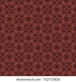 Seamless wallpaper pattern. Seamless floral ornament on background. Contemporary pattern