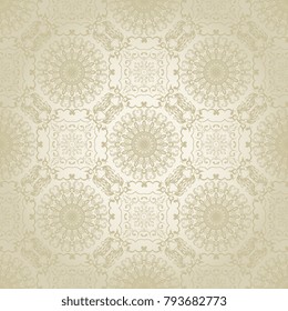 Seamless wallpaper pattern. Seamless floral ornament on background. Contemporary pattern. Seamless pattern for your design. Wallpaper pattern