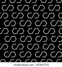 Seamless wallpaper pattern. Modern stylish texture. Geometric. Vector illustration. Eps 10