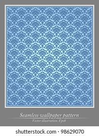 Seamless wallpaper pattern, ornament
