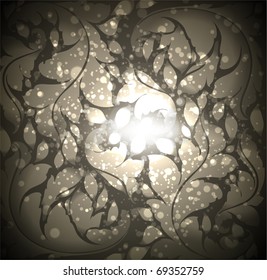 Seamless wallpaper pattern silver, vector