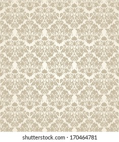 Seamless wallpaper pattern in the style of baroque 