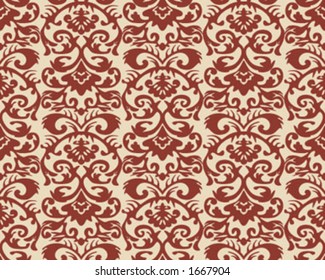 Seamless wallpaper pattern - vector