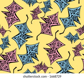 Seamless wallpaper pattern - vector