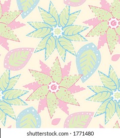 Seamless wallpaper pattern - vector