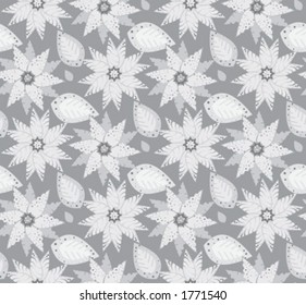 Seamless wallpaper pattern - vector