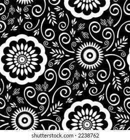 Seamless Wallpaper Pattern - Vector