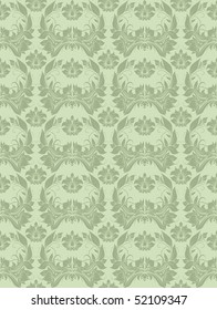 Seamless wallpaper pattern, vector