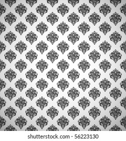 Seamless wallpaper pattern, vector