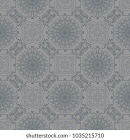 Seamless wallpaper pattern in vintage style. Seamless floral ornament on background. Seamless pattern for your design. Wallpaper pattern