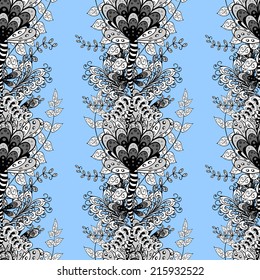 Seamless wallpaper pattern in vintage style 