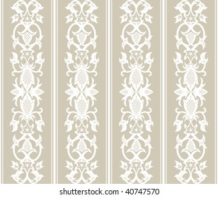 Seamless wallpaper pattern  in  vintage style.