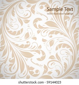 Seamless wallpaper pattern, white