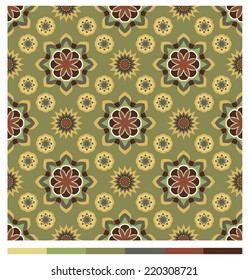 Seamless wallpaper patterns - floral series