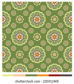 Seamless wallpaper patterns - floral series