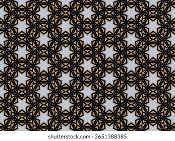 Seamless Wallpaper Perspective Textile Tile Interior Background Fabric Visual Texture Digital Symmetric Design Cloth Endless Template Geometric Decoration Graphic Fashion Luxury Art Shape Pattern.