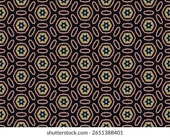 Seamless Wallpaper Perspective Textile Tile Interior Background Fabric Visual Texture Digital Symmetric Design Cloth Endless Template Geometric Decoration Graphic Fashion Luxury Art Shape Pattern.