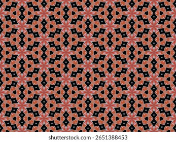 Seamless Wallpaper Perspective Textile Tile Interior Background Fabric Visual Texture Digital Symmetric Design Cloth Endless Template Geometric Decoration Graphic Fashion Luxury Art Shape Pattern.