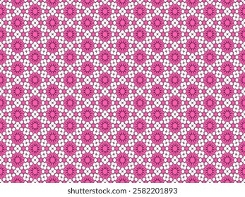 Seamless Wallpaper Perspective Tile Texture Graphic Fashion Endless Shape Cloth Background Art Interior Visual Fabric Luxury Digital Decoration Design Template Symmetric Textile Geometric Pattern.