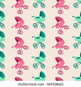 seamless Wallpaper picture of baby strollers