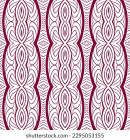 A seamless wallpaper print with geometric templates and simple retro line elements would add a touch of style to any room.