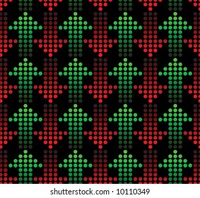seamless wallpaper - red and green arrows