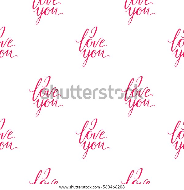 Seamless Wallpaper  Romantic Valenines Day Love  Stock 