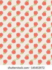 seamless wallpaper rose pattern. vector illustration