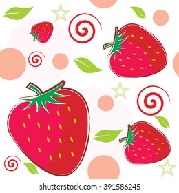 seamless wallpaper strawberry