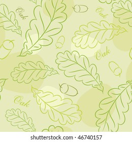 Seamless wallpaper Summer Oak